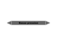 Marqueur tuyauterie - Basse pression - Vinyle laminé - NFX 08-105 150 x 12 mm