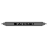 Marqueur tuyauterie - Haute pression - Vinyle laminé - NFX 08-105 150 x 12 mm