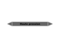 Marqueur tuyauterie - Haute pression - Vinyle laminé - NFX 08-105 150 x 12 mm
