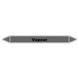 Marqueur Tuyauterie - Vapeur - Vinyle Laminé NFX 08-105 150 x 12 mm