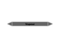 Marqueur Tuyauterie - Vapeur - Vinyle Laminé NFX 08-105 150 x 12 mm