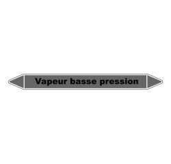 Marqueur tuyauterie Vapeur basse pression – Vinyle laminé