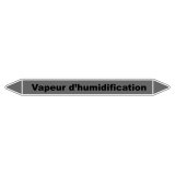 Marqueur Tuyauterie - Vapeur Humidification - Vinyle Laminé 150 x 12 mm