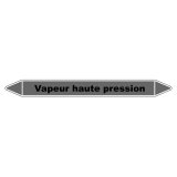 Marqueur tuyauterie - Vapeur haute pression - Vinyle laminé 150 x 12 mm