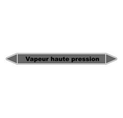 Marqueur tuyauterie Vapeur haute pression – Vinyle laminé