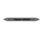 Marqueur tuyauterie - Vapeur saturée - Vinyle laminé - NFX 08-105
