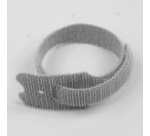 Colliers de serrage auto-agrippants réutilisables - 12 x 240 - par 25 - Gris