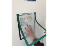 Porte-doc magnétique - Affichage points rassemblement - A4