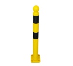 Potelet - Flexible mémoire de forme renforcée - Jaune et noir 1130 mm