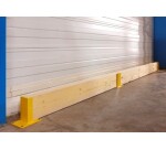 Protège Rack avec matrier en sapin - Module Intermédiaire - Tôle 1 madrier
