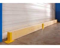 Protège Rack avec matrier en sapin - Module Intermédiaire - Tôle 1 madrier