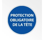 Panneau Obligatoire - EPI- Obligation port casque de sécurité