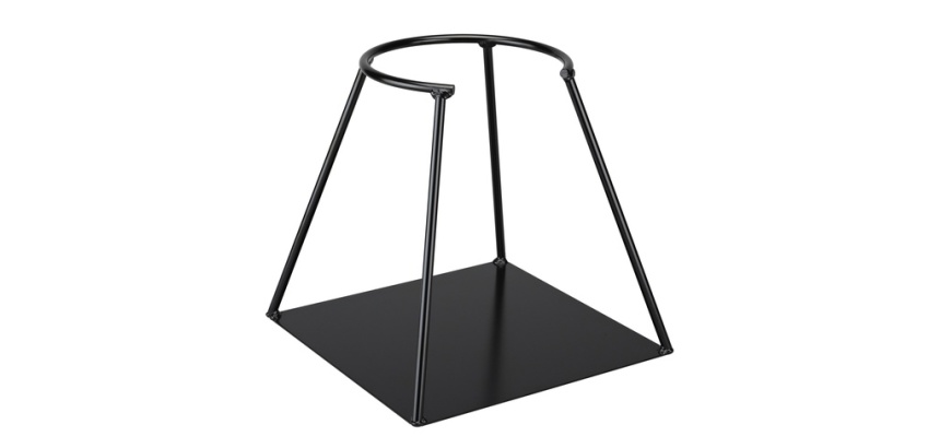 Support - Pied pour extincteur, 3 modèles - Acier 20/10 Petit