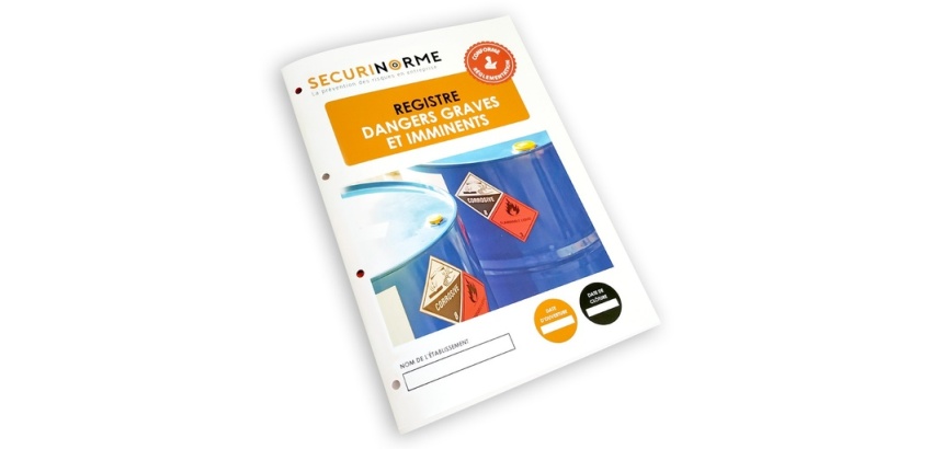 Registre Dangers Graves et Imminents – Format A4 – Sécurité