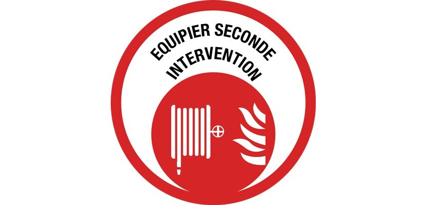 Autocollant ESI - Equipier Seconde Intervention - Auto-adhésif
