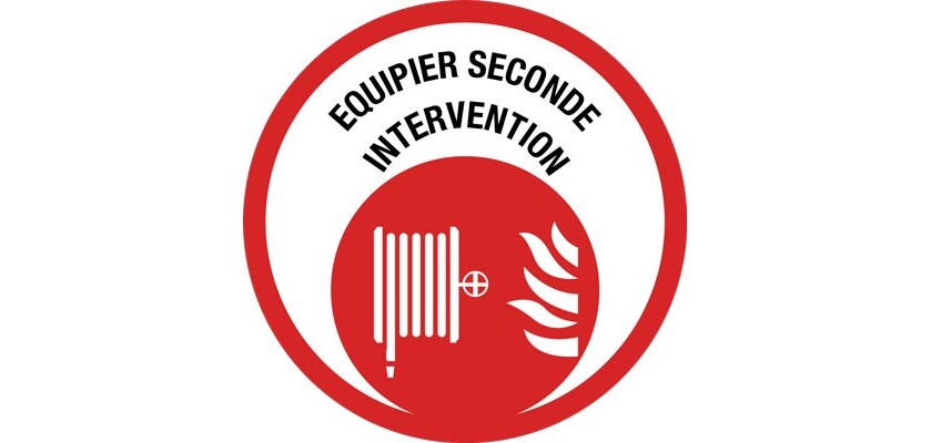 Autocollant ESI - Equipier Seconde Intervention - Auto-adhésif