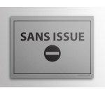 Plaque - Interdiction Gravée Sans Issue - 10 x 14 cm - Gravoply® Inox