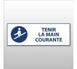 Panneau d'Obligation ISO 7010 - Tenir la main courante - M012