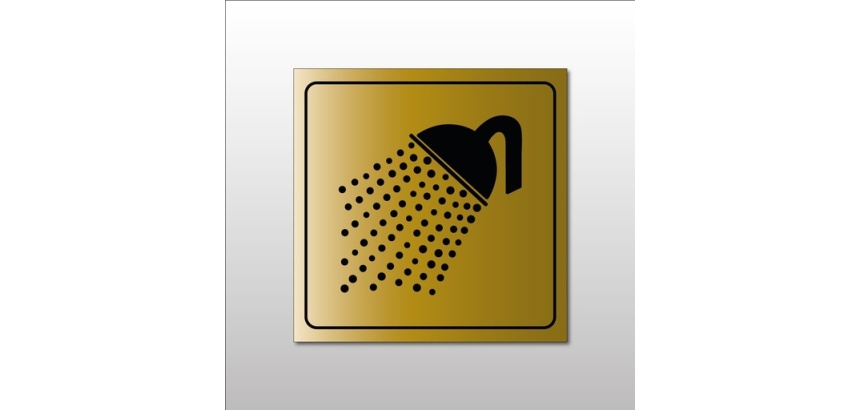 Panneau "Douche" - Pictogramme - Metallex