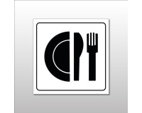 Signalétique restaurant - Pictogramme Restaurant - Gravoply