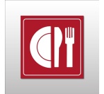 Signalétique restaurant - Pictogramme Restaurant - Gravoply