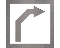 Pochoir - Flèches directionnelles droite/gauche - PVC Souple
