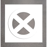 Pochoir marquage parking - Interdit arrêt/stationnement - PVC Souple