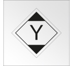 Signalétique ADR – Plaque transport Quantité limitée - LQY11 250 x 250 mm Vinyle
