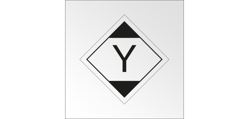 Signalétique ADR – Plaque transport Quantité limitée - LQY11 250 x 250 mm Vinyle