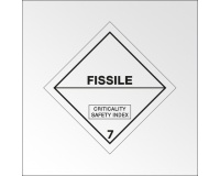 Signalisation de transport normalisée ADR - Danger classe 7-E 300 x 300 mm Vinyle