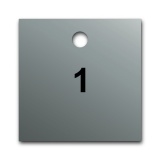 Marqueur tuyauterie - Pré-numéroté 51x51mm - Aluminium 01 à 50