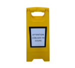 Kit signalétique - Balise chevalet porte-doc A5 - Polypropylène
