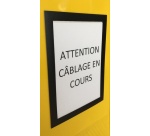 Kit signalétique - Balise chevalet porte-doc A5 - Polypropylène