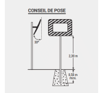 Miroir sécurité Polymir anti-UV incassable - 800x600mm