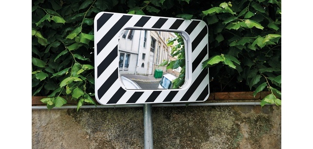 Miroir sécurité - Rectangulaire incassable optique P.A.S