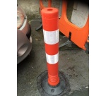 Balise de jalonnement - Flexible - Polyéthylène - Orange