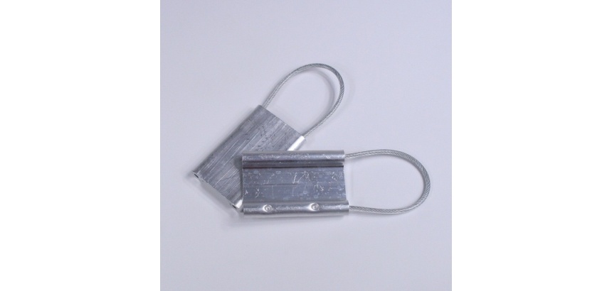 Scellés de Sécurité PLAKET - Câble Acier - 230 mm - Lot de 25