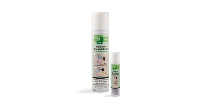 Spray lave-oeil et nettoyant plaies stérile NaCl 0,9% 0 05 L