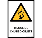 Signalétique de danger - Chute d'objets - W035 - ISO 7010 Vinyle Souple Autocollant A5