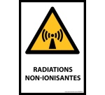 Panneau danger - Radiations non-ionisantes - W005 - ISO 7010