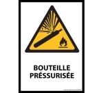 Panneau - Bouteille préssurisée - W029- format portrait
