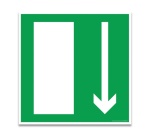 Panneau d'Évacuation - Flèche Directionnelle - F001 - ISO 7010