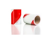 Film rétroréfléchissant chevrons rouge/blanc pour véhicules - Classe A - Lot de 2