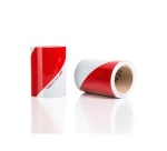 Bandes signalisation - Chrevons rouge/blanc 140 mm