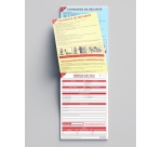 Carnet permis de feu – 50 liasses autocopiantes – 3 feuillets