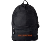 Sac à dos sécurité - Polyester 600 deniers - 450 x 350 x 170 mm