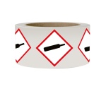 Rouleau de pictos - Gaz sous pression - GHS04 - 250 ex