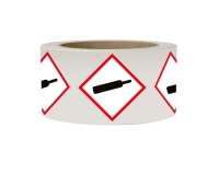 Rouleau de pictos - Gaz sous pression - GHS04 - 250 ex