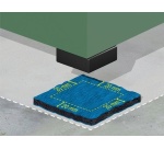 Dalle anti-vibration pour charge lourde - 50 x 50 cm