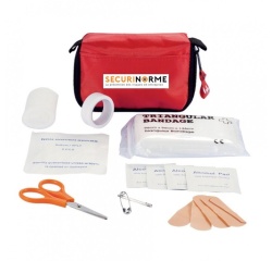 Trousse de secours Essentielle compacte - Nylon - 130 x 95 x 45mm